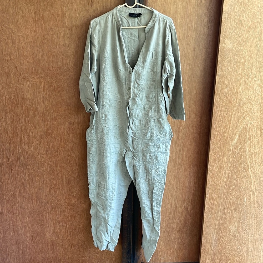 Hatch Sage Green Jumpsuit